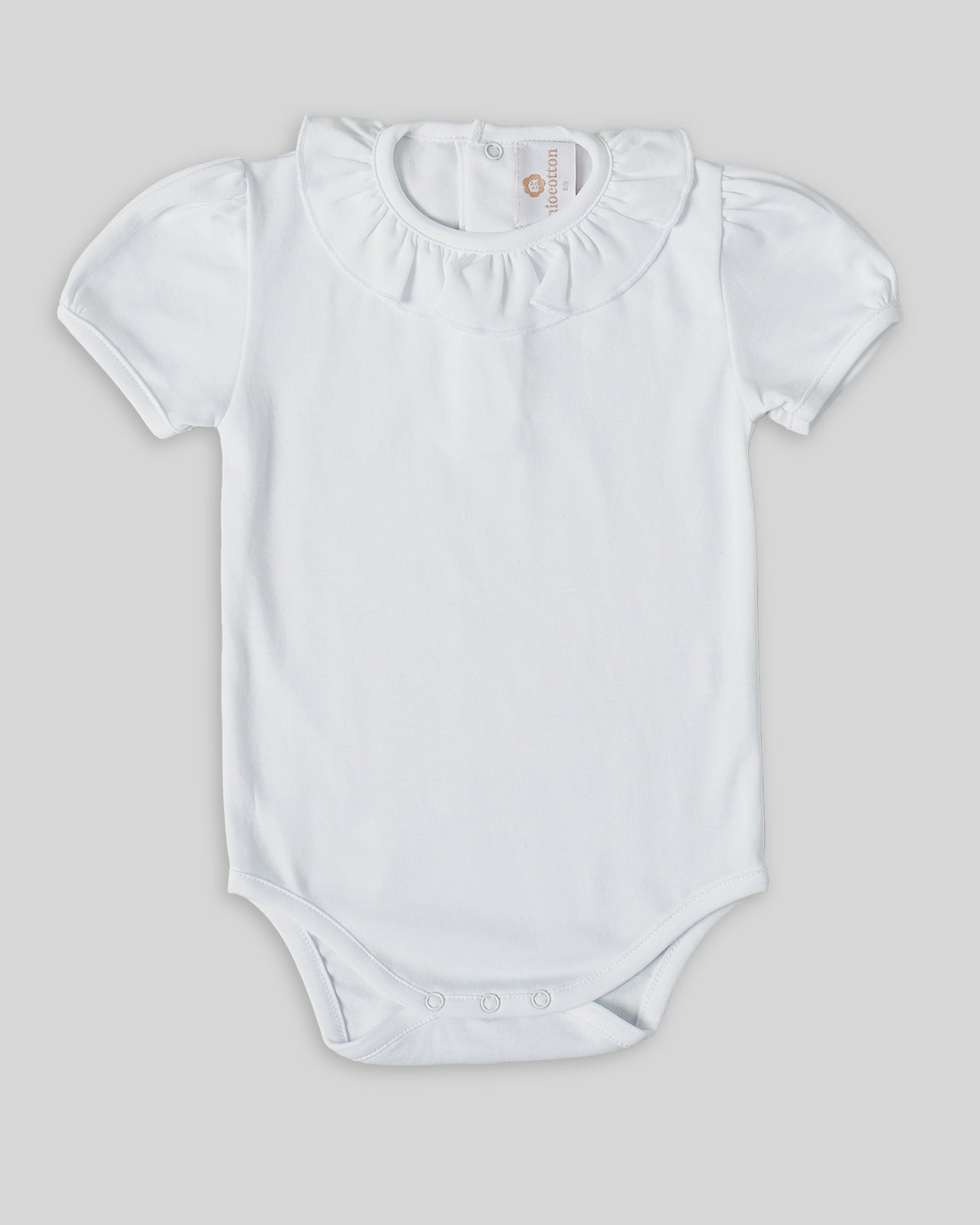 Baby Bodysuit Nicol SS - White