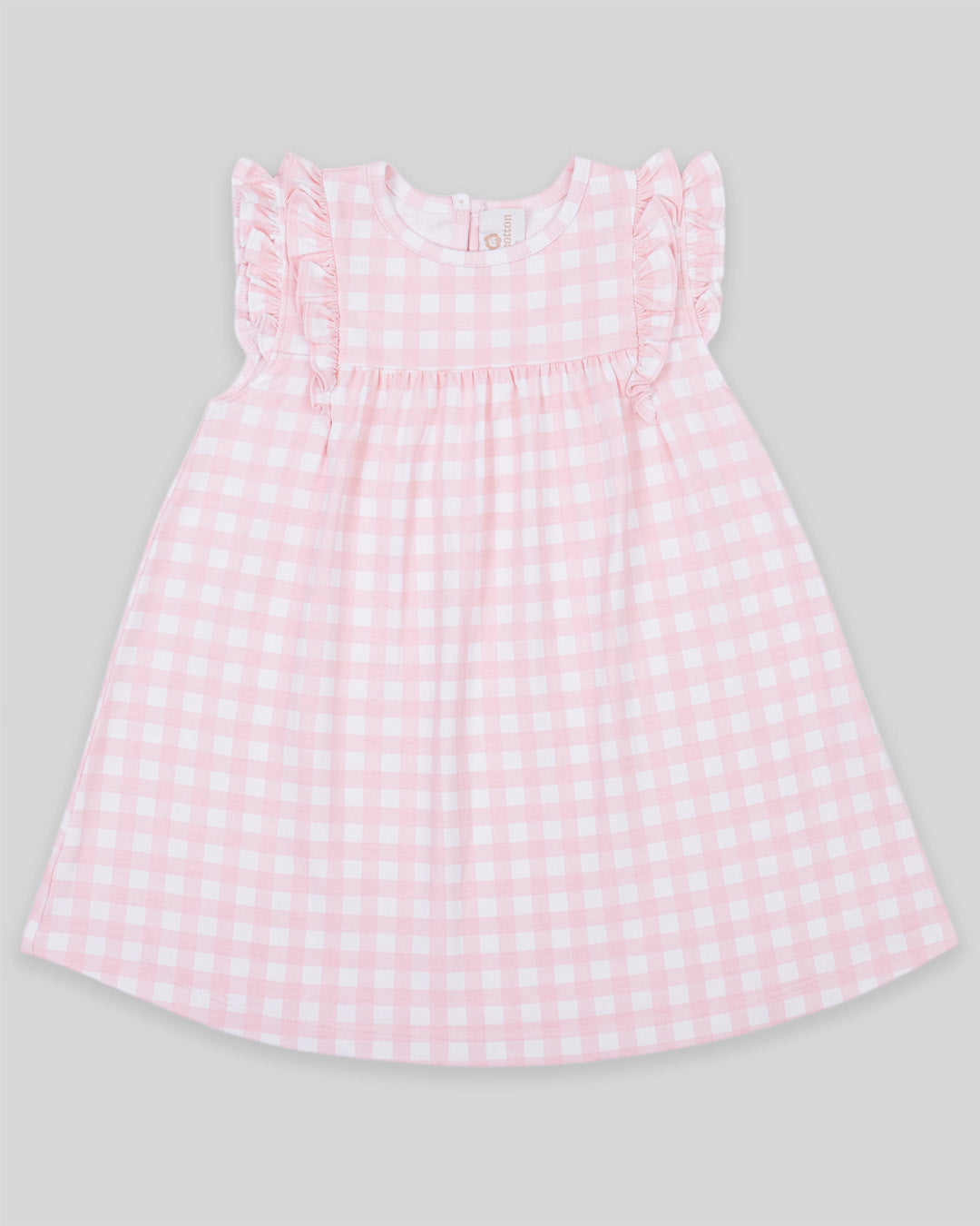 Aurelia Dress - Pima Cotton Pink Gingham