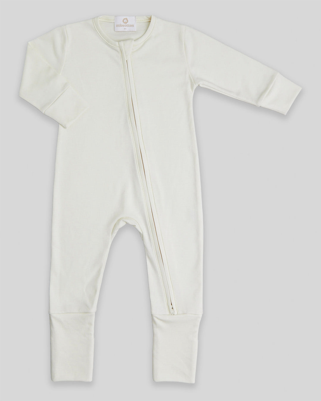 Zipper Romper Mike - Pearl
