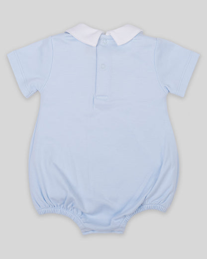 Bubble Liam Interlock Pima - Blue