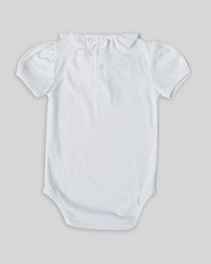 Baby Bodysuit Nicol SS - White