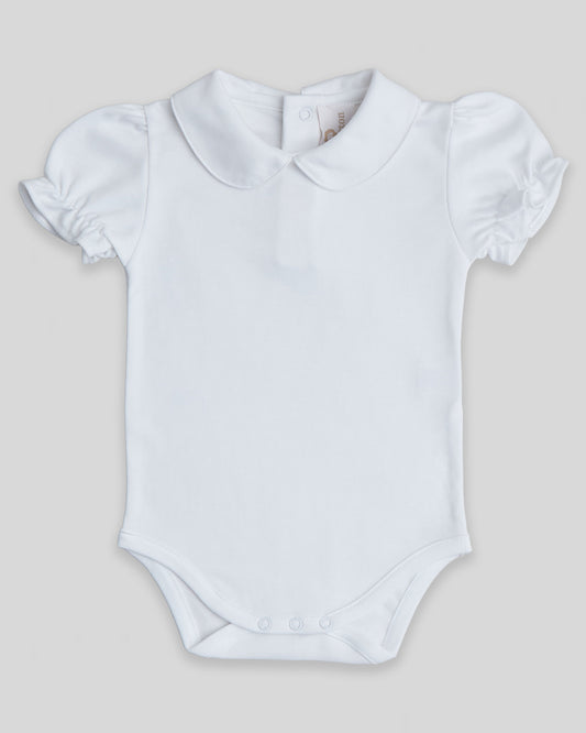 Baby Bodysuit Amira SS - White