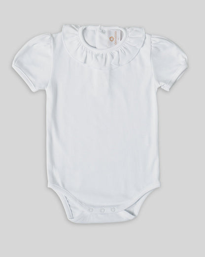 Baby Bodysuit Nicol SS - White