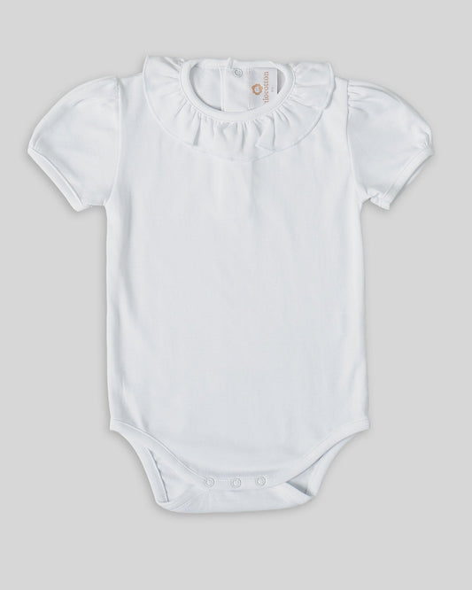 Baby Bodysuit Nicol SS - White